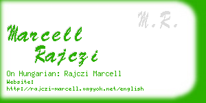 marcell rajczi business card